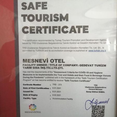 Mesnevi Hotel Konya Eksteriør bilde