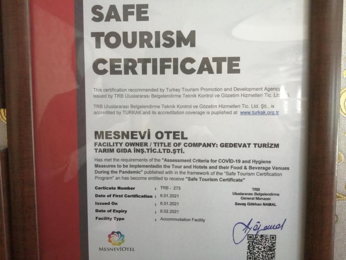 Mesnevi Hotel Konya Eksteriør bilde